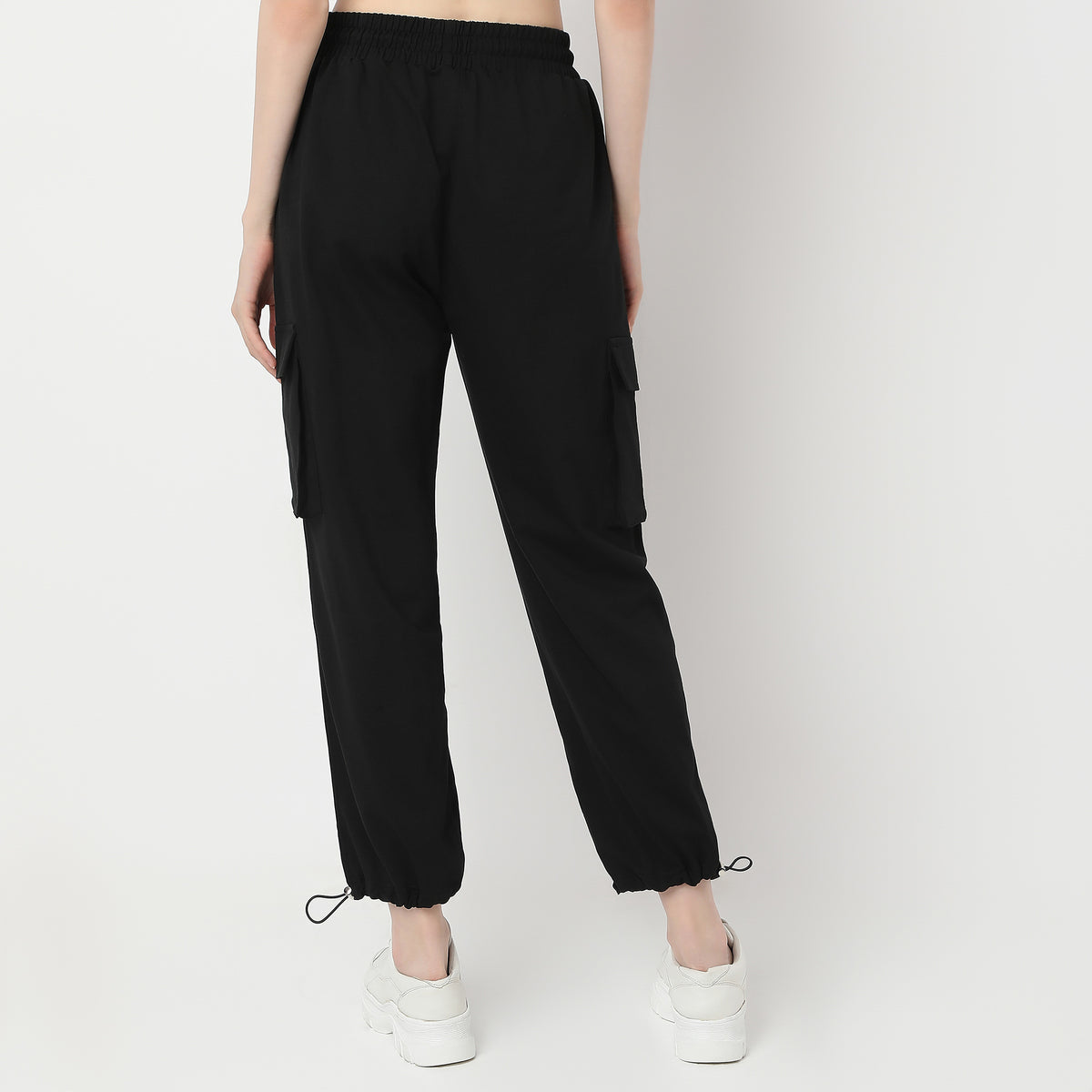 Relaxed Fit High Rise Joggers