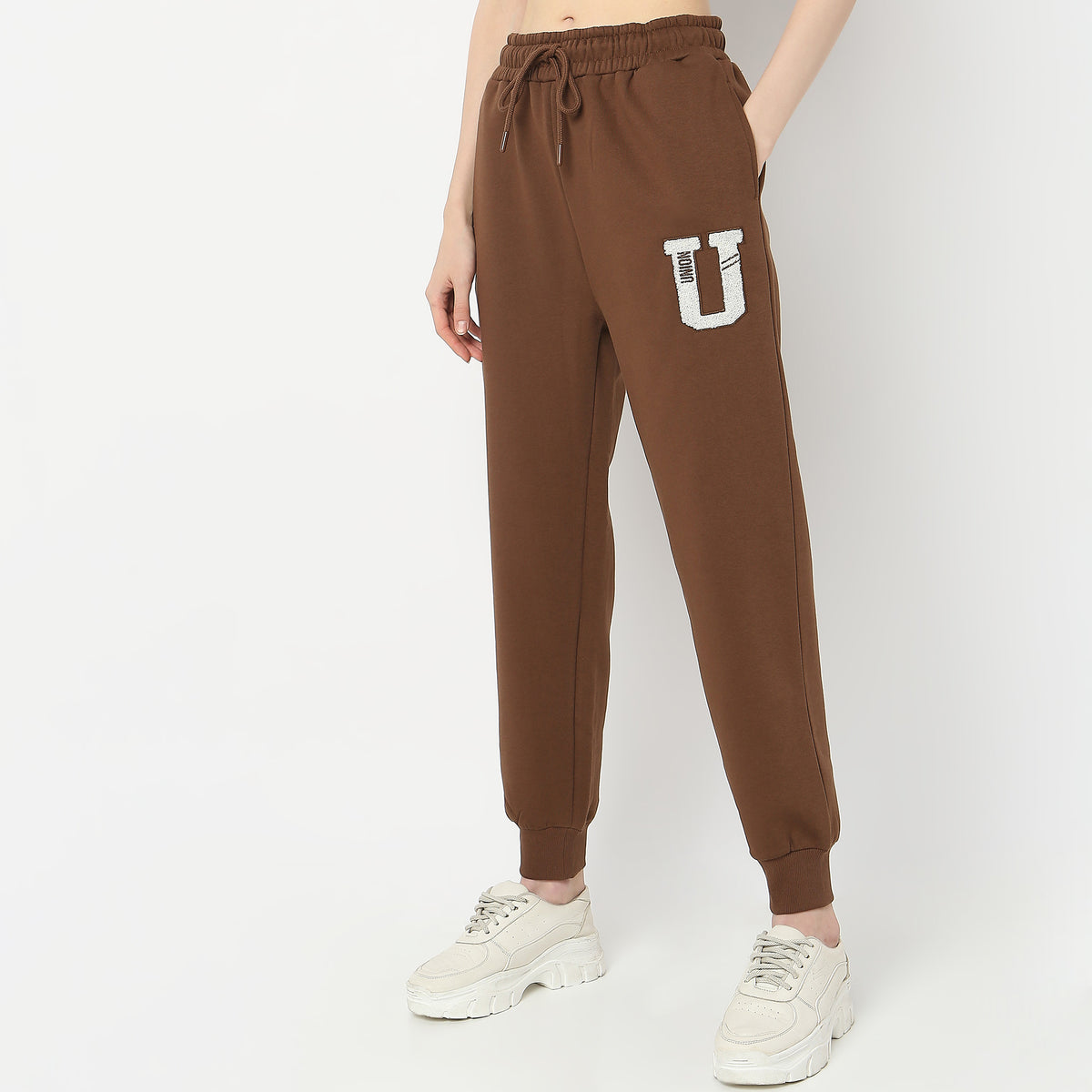 Relaxed Fit High Rise Joggers