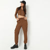 Relaxed Fit Ankle Length High Rise Joggers