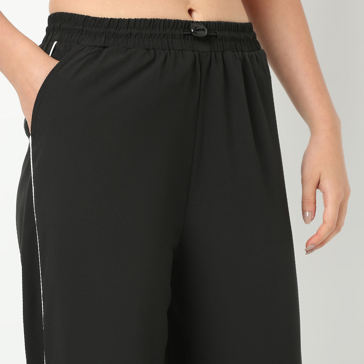 Solid Full Length Relaxed Fit Athleisure Legwear Sports Joggers