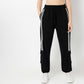 Relaxed Fit Ankle Length High Rise with Patch Pockets and Stripe Detail Joggers