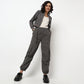 Buy Women Relaxed Fit Solid Ankle Length High Rise Joggers  - Style Union