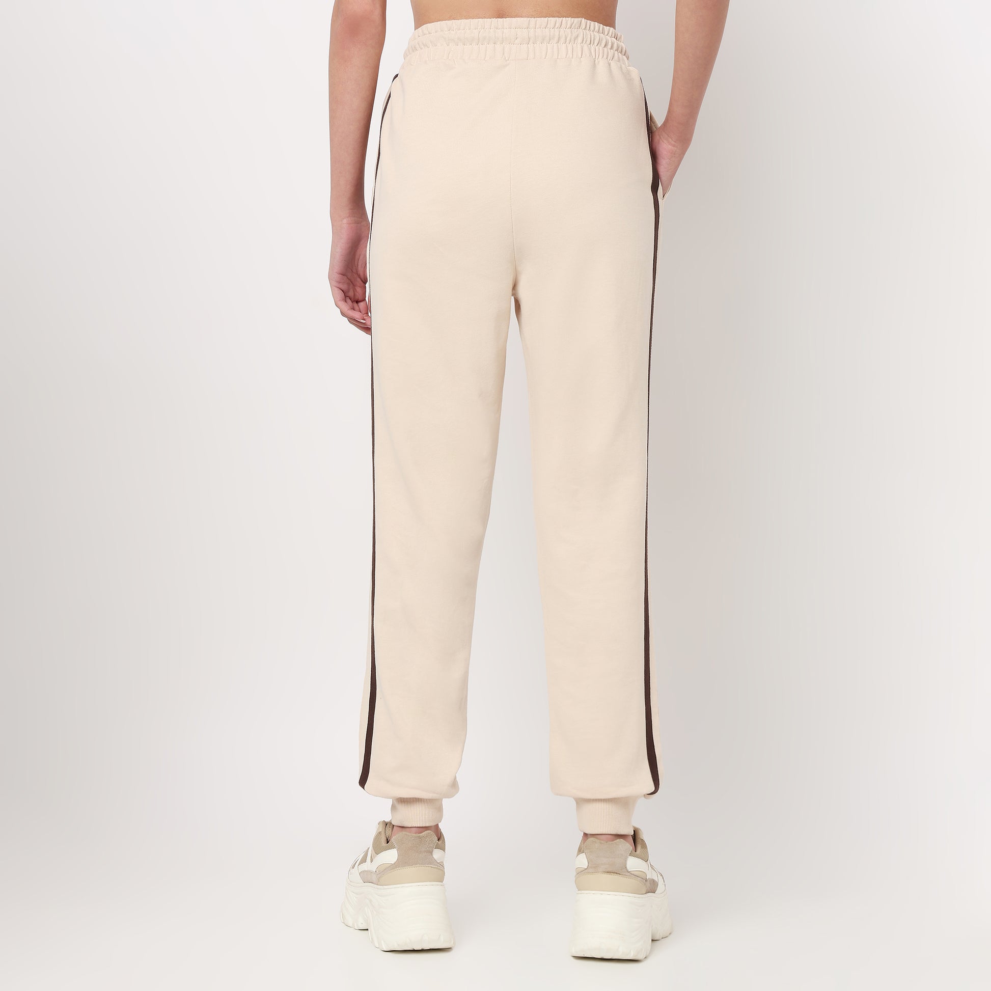 Cotton High Rise Joggers