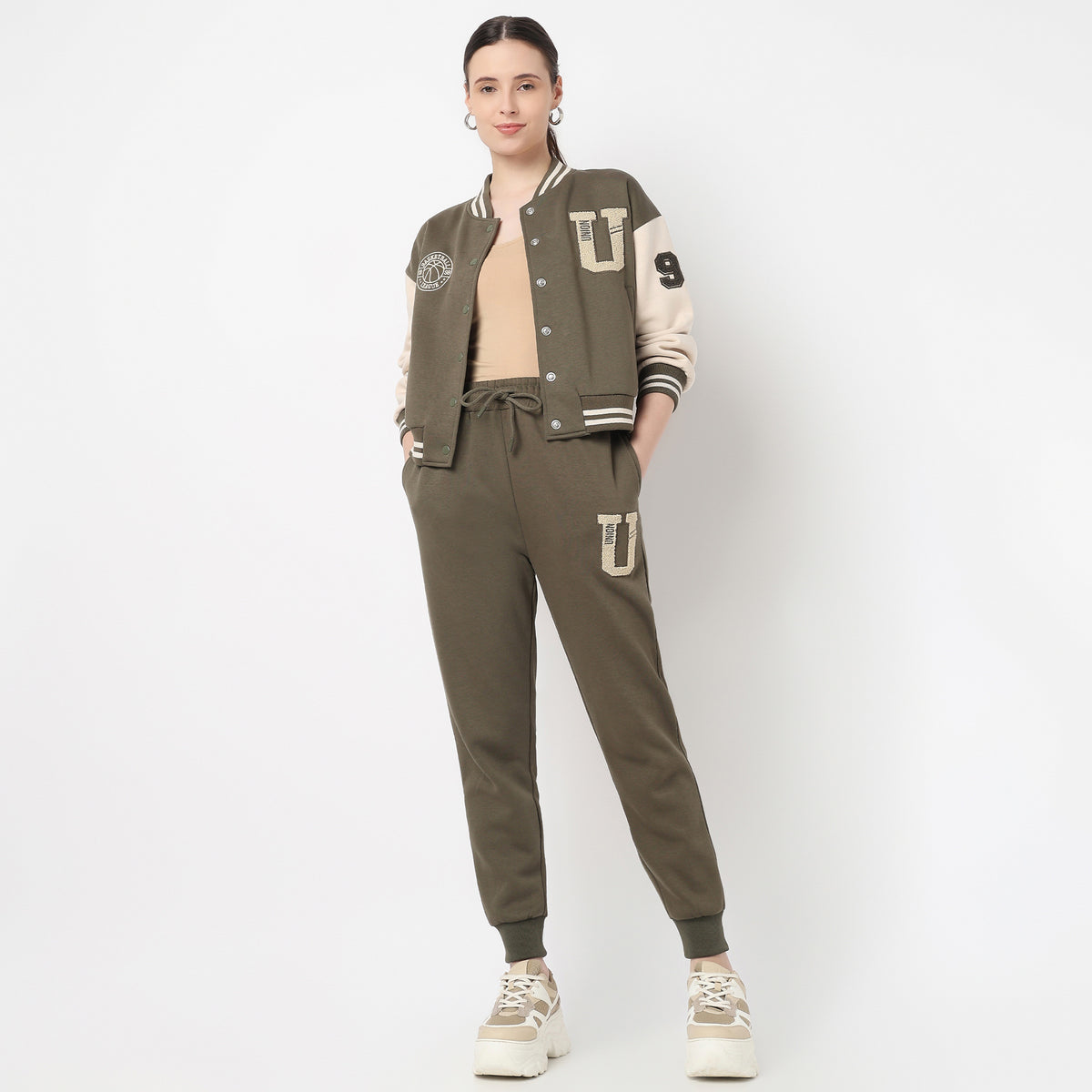 Relaxed Fit High Rise Jogger