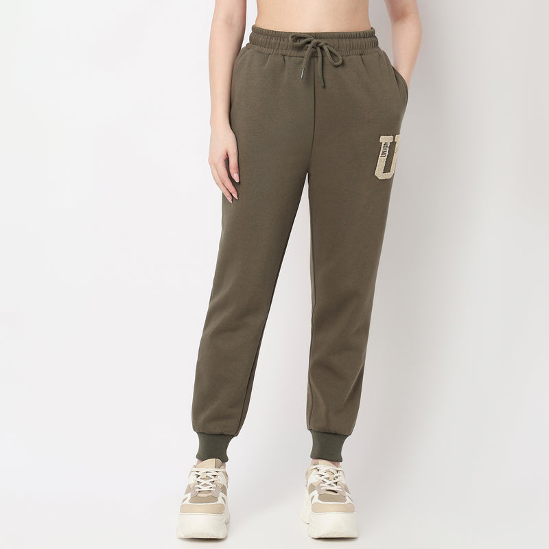 Relaxed Fit High Rise Jogger