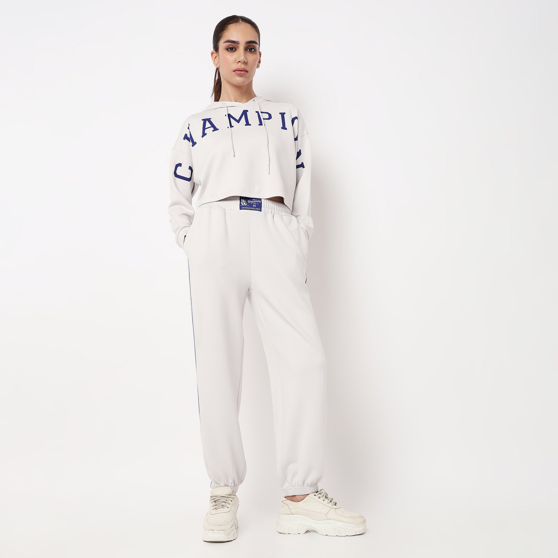 Relaxed Fit High Rise Joggers