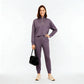 High Rise Solid Trackpants