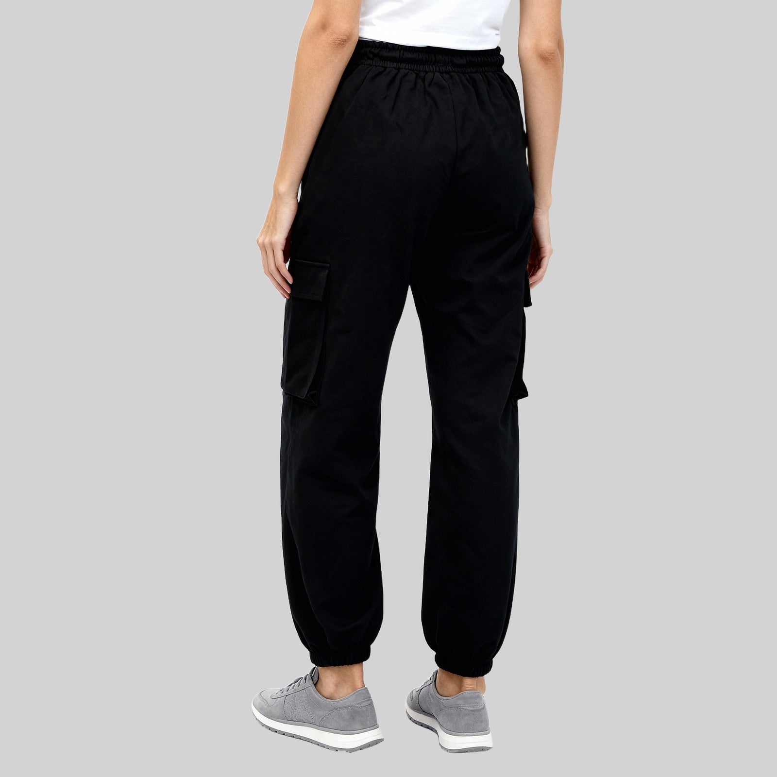 Cotton High Rise Joggers