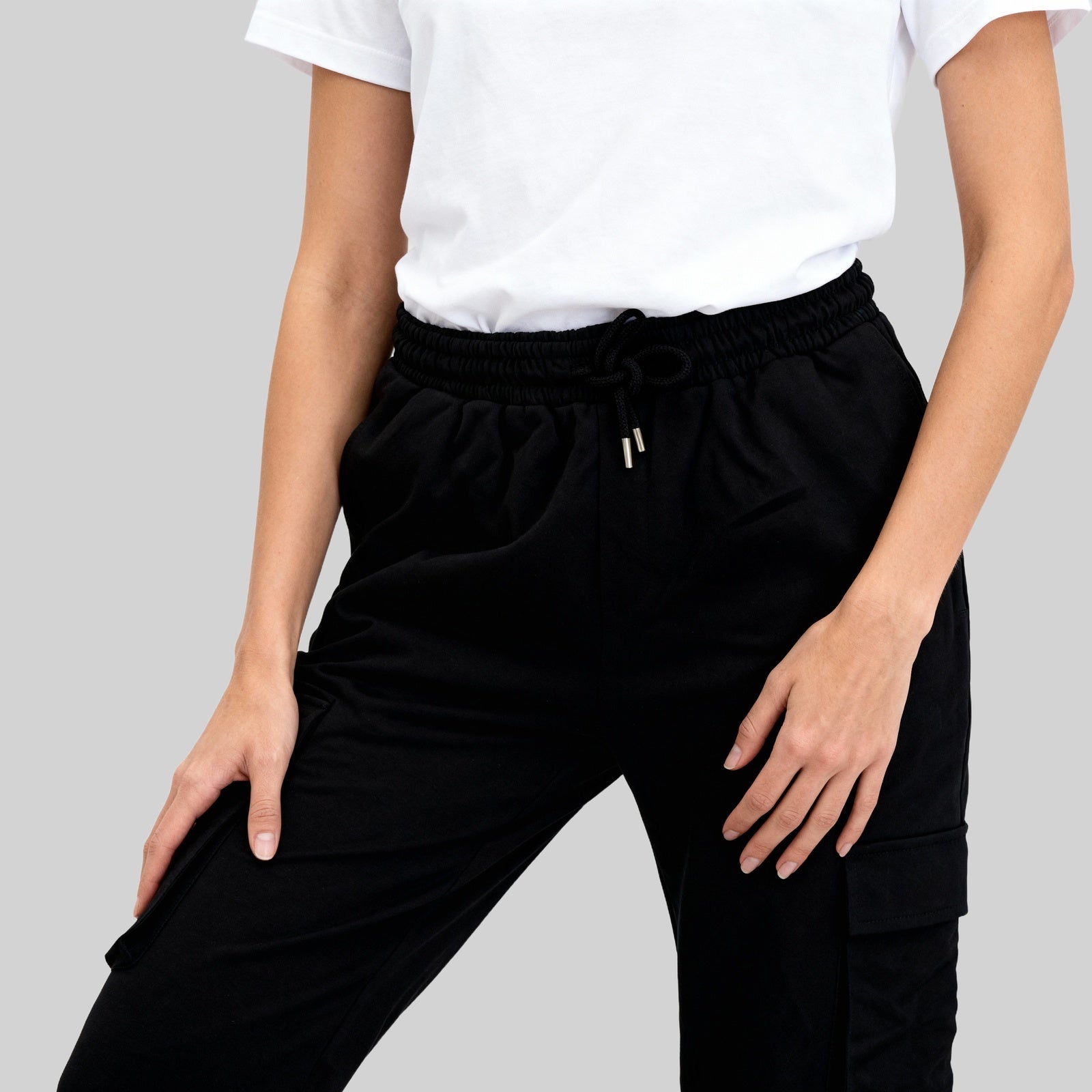 Cotton High Rise Joggers