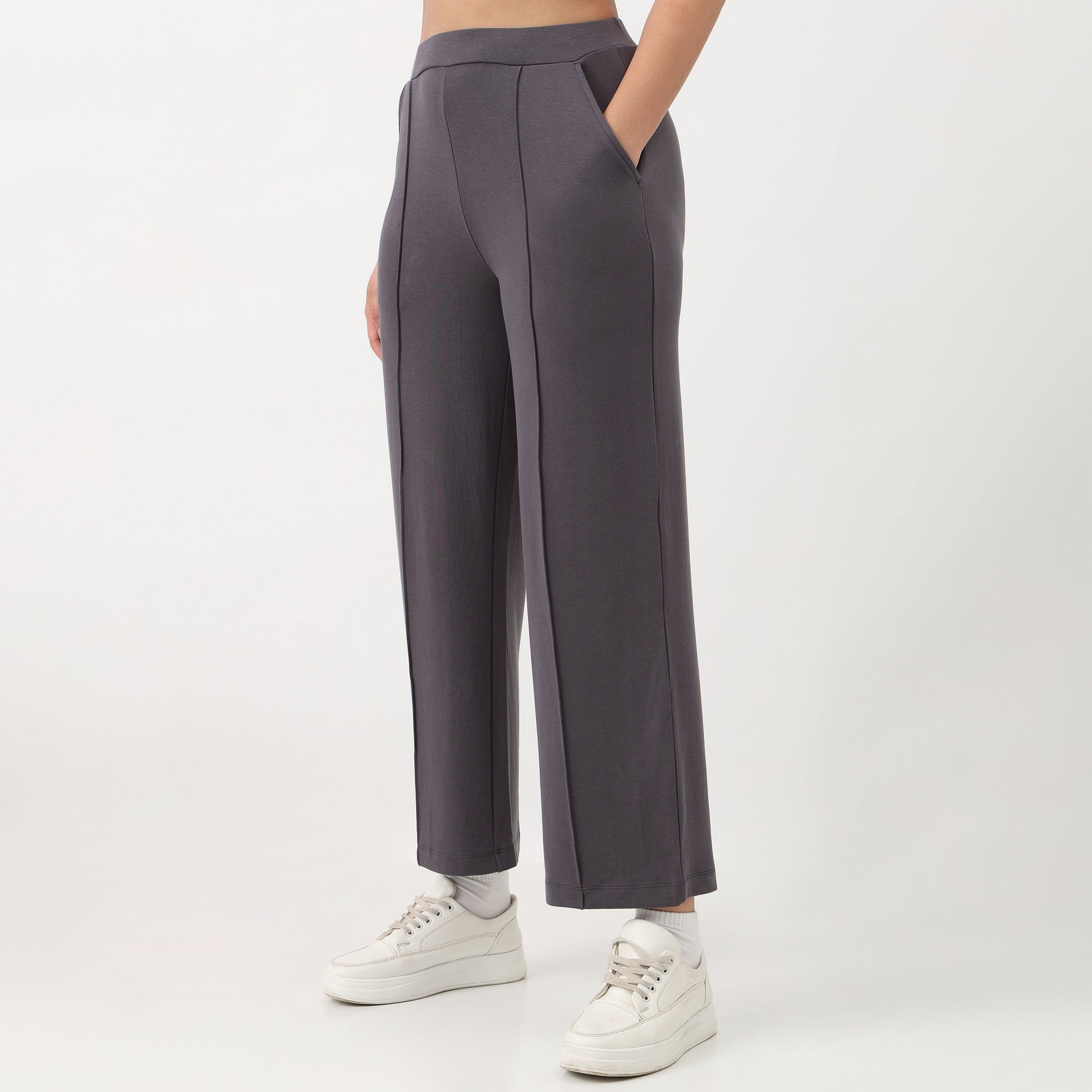 Airdry Relaxed Fit High Rise Trackpants