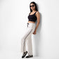 Solid Mid Rise Trackpants