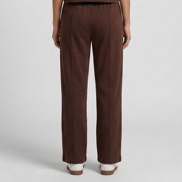 Solid High Rise Trackpants