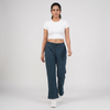 Solid High Rise Trackpants