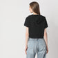 Boxy Fit Solid Cropped T-Shirt