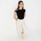 Slim Fit Solid Cropped T-Shirt