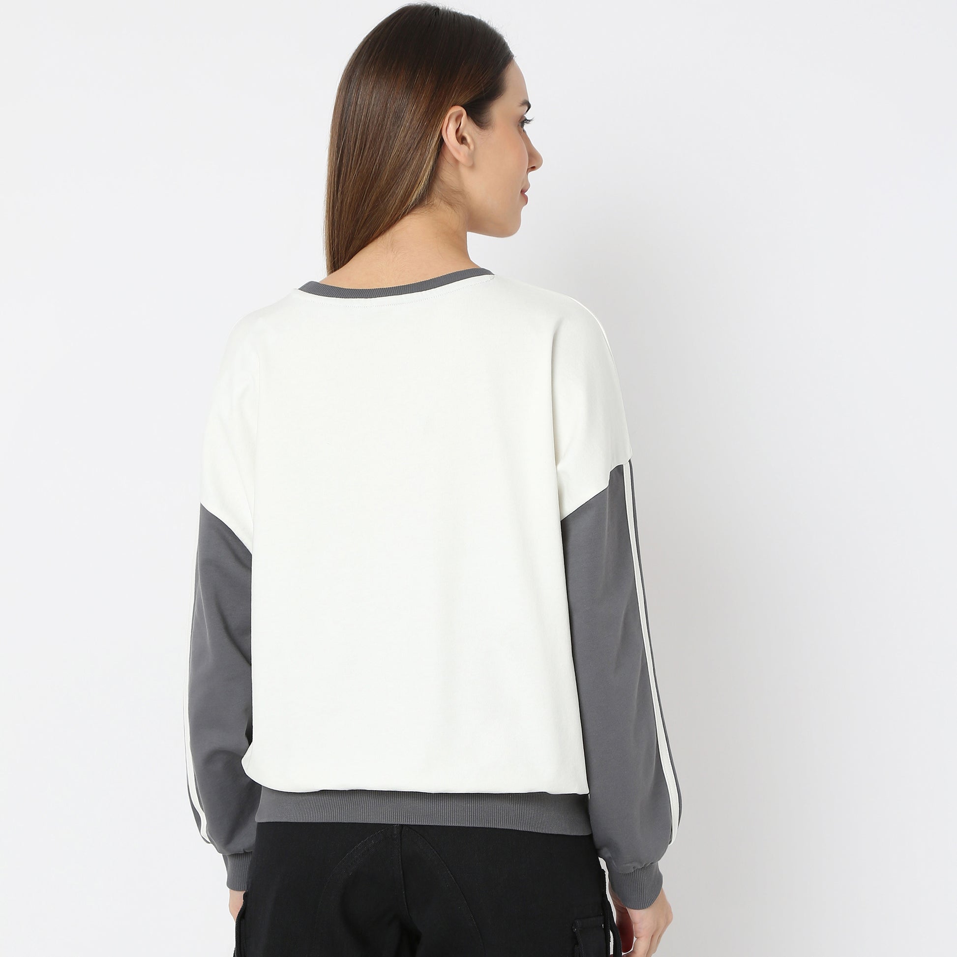 Dynamic Print Oversized Full Sleeve T-Shirt