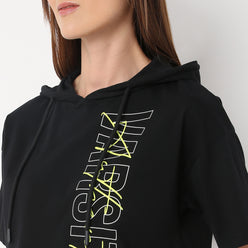 Regular Fit Graphic Hoodie T-Shirt