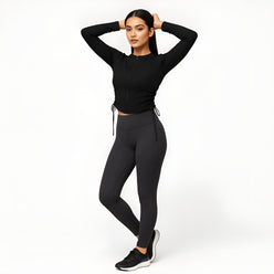 Buy Slim Fit Jacket With Corset Panels and Side Ruching - Style Union