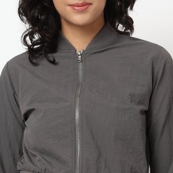 Buy Women Regular Fit Solid Full Sleeve T-Shirt  - Style Union