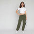 Solid Slim Fit Crop T-Shirt