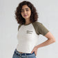 Solid Slim Fit Crop T-Shirt