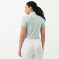 Airdry - High Neck and Zipper Slim Fit T-Shirt