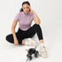 Airdry - High Neck and Zipper Slim Fit T-Shirt