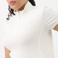 Airdry - High Neck and Zipper Slim Fit T-Shirt