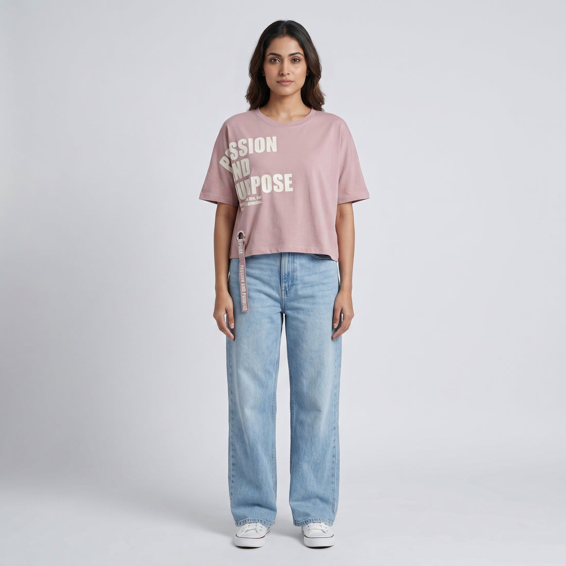 Knitted Graphic T-Shirt