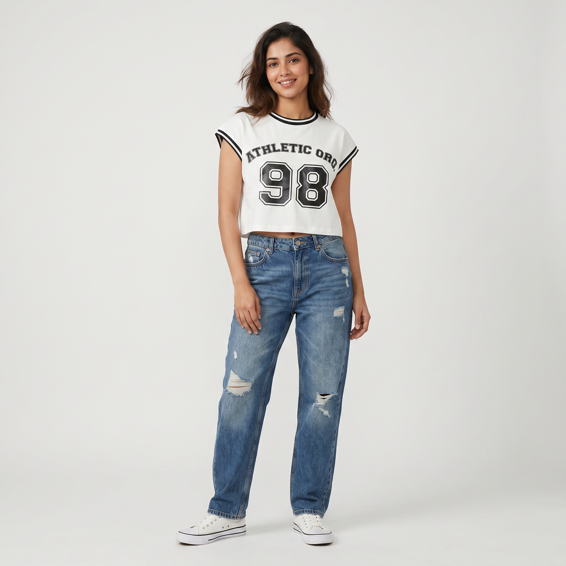 Cotton Graphic Boxy T-Shirt