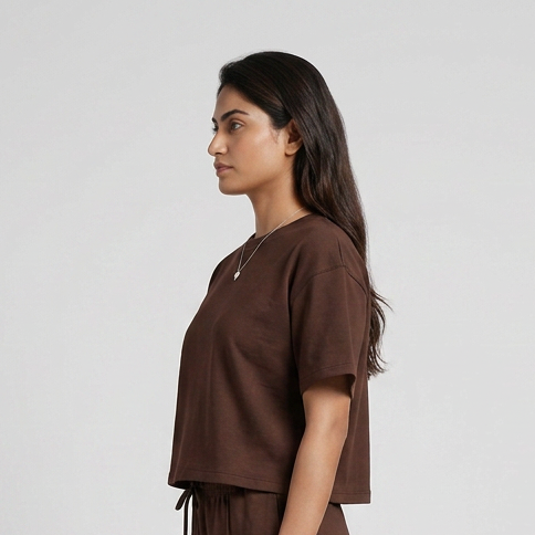 Boxy Fit Cropped T-Shirt