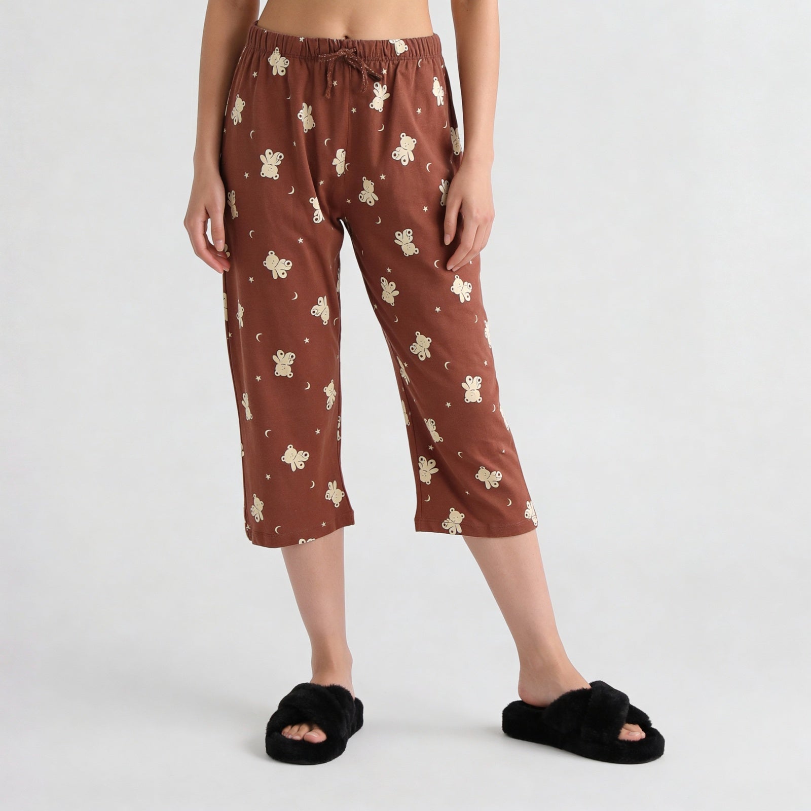 Cotton Printed Core Capri