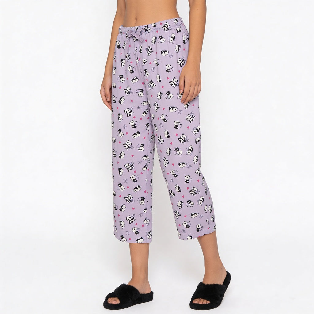 Cotton Printed Lounge Capris