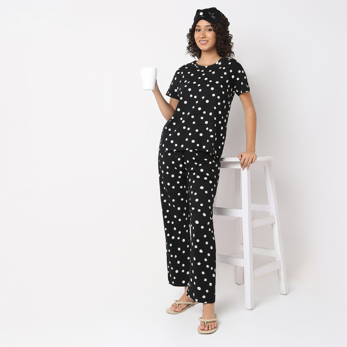 Printed Full Length Lounge Pyjamas