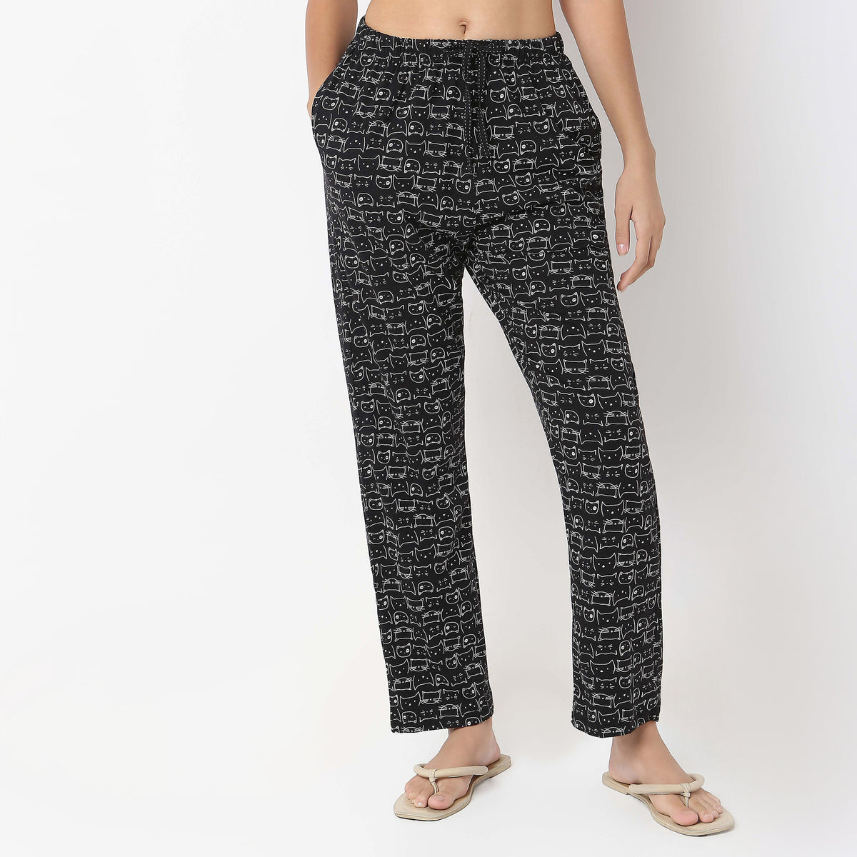 Printed Full Length Lounge Pyjamas