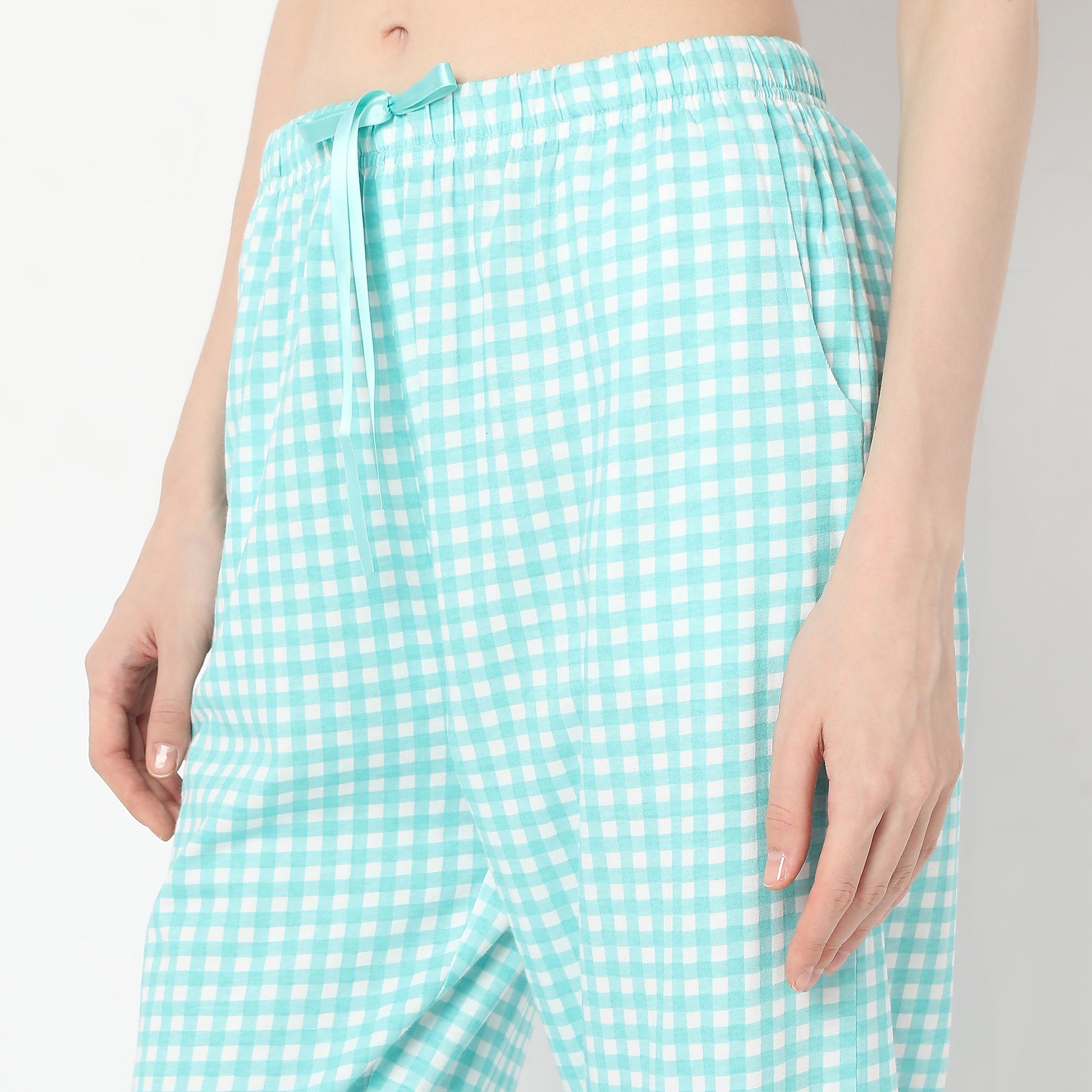 Checkered Ankle Length Core Pyjamas