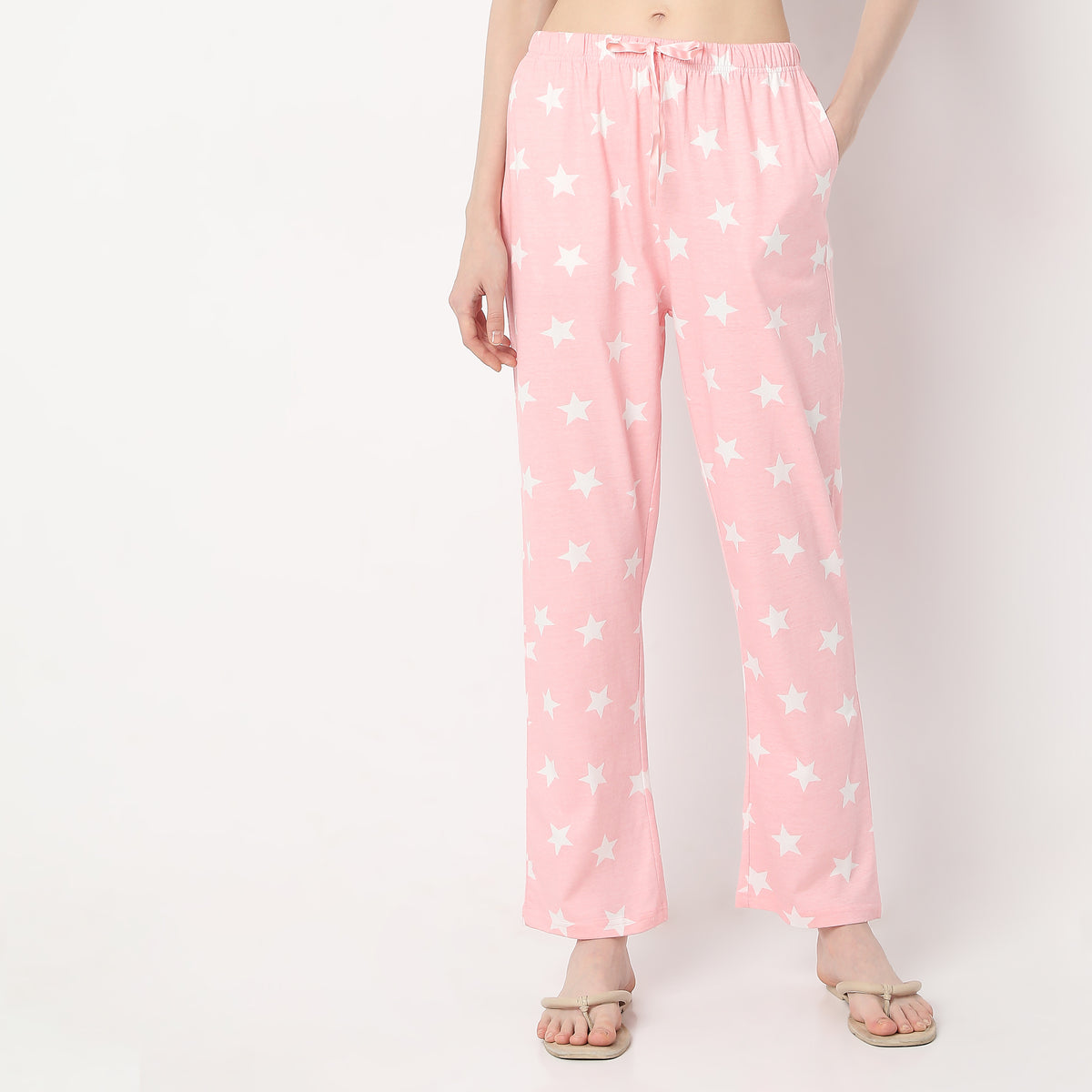 Star Print Ankle Length Core Pyjamas