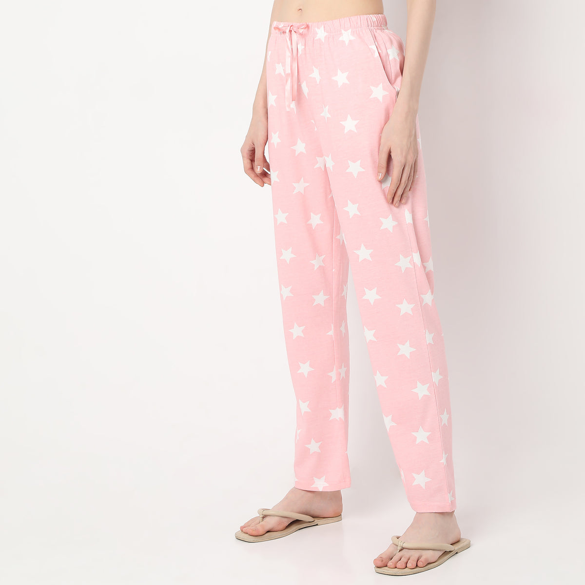 Star Print Ankle Length Core Pyjamas