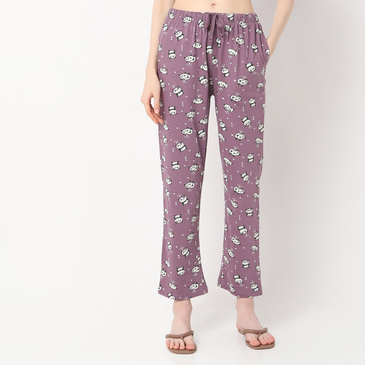 Animal Print Full Length Lounge Pyjamas