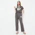 Regular Fit Solid Mid Rise Pyjamas