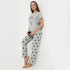 Regular Fit All Over Print Full Length Mid Rise Pyjamas