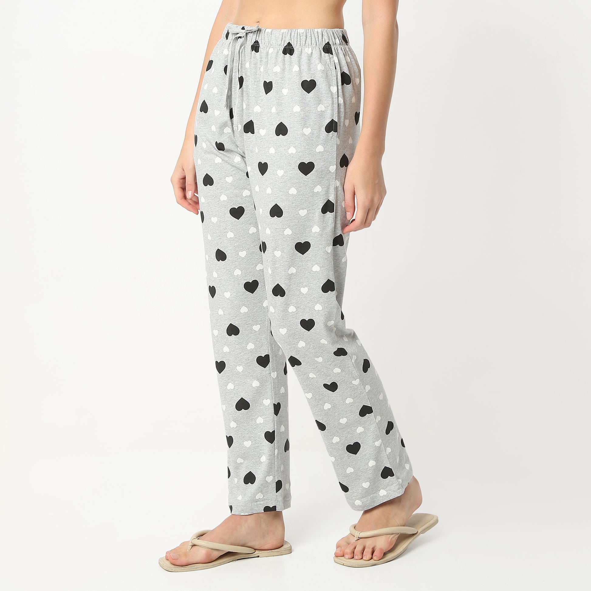Regular Fit All Over Print Full Length Mid Rise Pyjamas