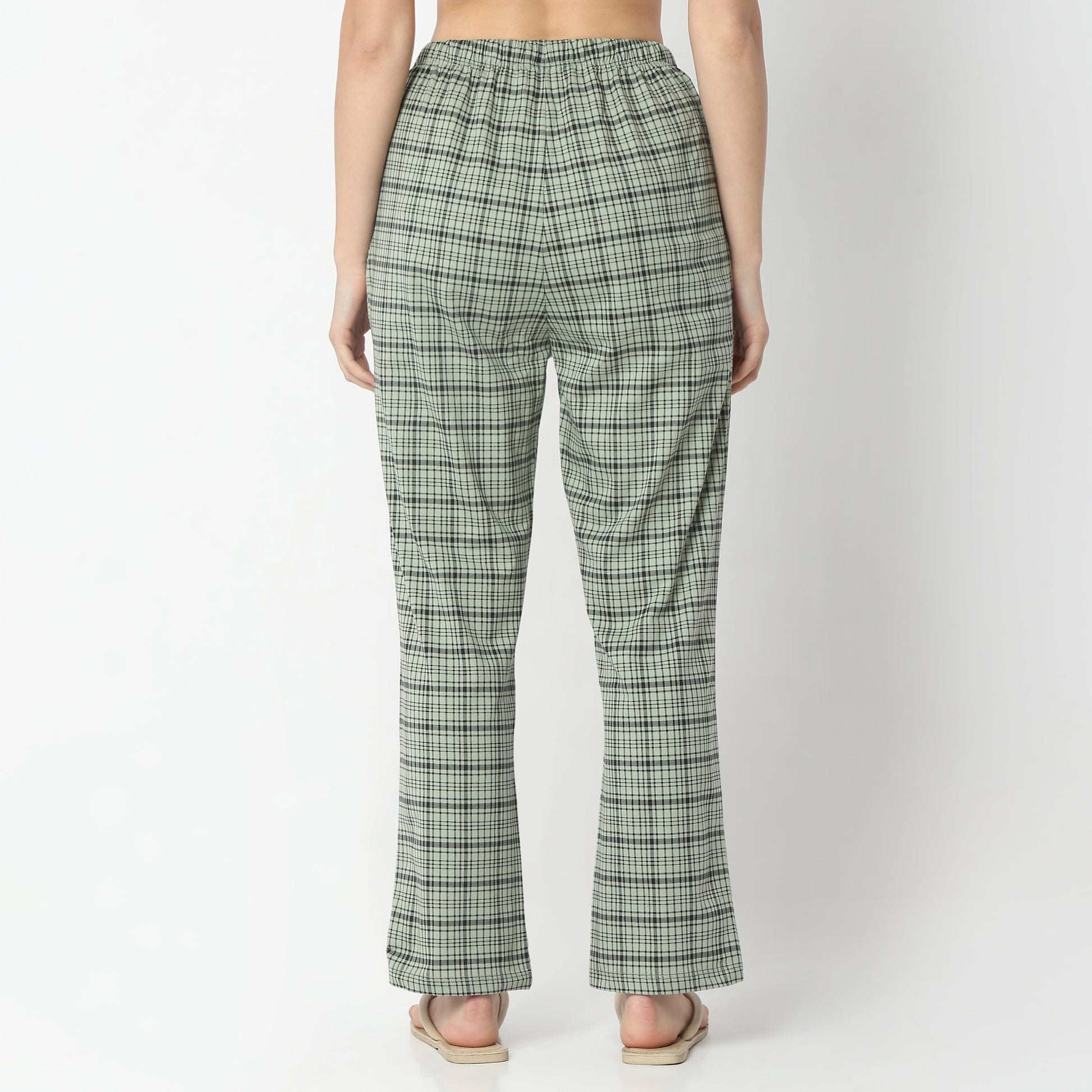 Regular Fit Printed Full Length Mid Rise Pyjamas