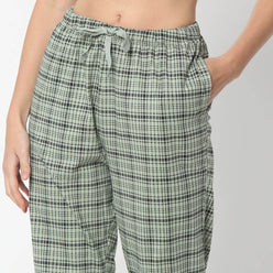 Regular Fit Printed Full Length Mid Rise Pyjamas