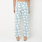 Regular Fit Printed Ankle Length Mid Rise Pyjamas