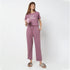 Regular Fit Polka Dot Ankle Length Mid Rise Pyjamas