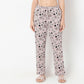 Regular Fit Animal Print Ankle Length Mid Rise Pyjamas