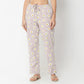 Regular Fit Printed Full Length Mid Rise Pyjamas