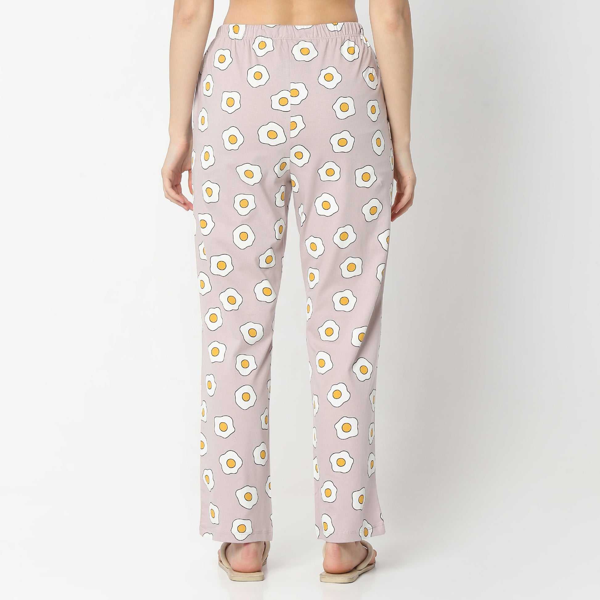 Regular Fit Printed Full Length Mid Rise Pyjamas