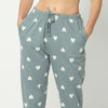 Regular Fit Printed Full Length Mid Rise Pyjamas